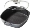STONELINE® Servierpfanne Eckig 28 cm | mit Deckel Produktbild-Vorschau 1