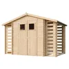 Casetta da giardino con porta legna in legno 5,47 m2 - Anteprima dell’immagine prodotto 3