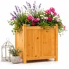 Mucola Bac à fleurs en bois Jardinière 50x50 cm Bac à Voir les images du produit 9