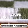 Alfombra de felpa para sala de estar, lavable, pelo alto, Vista previa de la imagen del producto 3