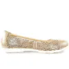 Caprice Damen Ballerinas 9-22151-20 taupe sue.met. 37 Produktbild-Vorschau 8