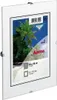 A frameless picture holder with a sample picture inside. Produktbild-Vorschau