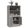 vidaXL Highboard Grau Sonoma 60x35,5x103,5 cm Holzwerkstoff Produktbild-Vorschau 4