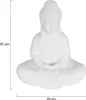 Lampa stołowa, Budda, ceramika, biały, wys. 30 cm Podgląd zdjęcia produktu 12