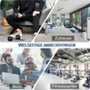 HOMCOM Sada 2 gumových činiek Fitness činka pre tréningovú Náhľad obrázku produktu 6