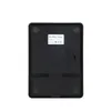The back of a black digital kitchen scale. Voir les images du produit