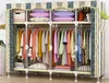 360Home Kleiderschrank Kleiderstange Regal keller Produktbild-Vorschau 1