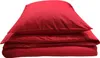 2 tlg Uni Bettwäsche 135x200 Rot Einfarbig Renforce Produktbild-Vorschau 1