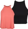 Urban Classics Ladies - Neckholder Tanktop schwarz - XL Produktbild-Vorschau 11