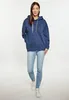 Damen Langarm Hoodie Blau Größe M aus 100% Baumwolle mit Produktbild-Vorschau 3