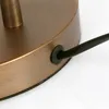 Tischlampe - bronze - Biron - glas metall - Ø 17cm - LED - Produktbild-Vorschau 17