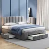 okwish Polsterbett 140 x 200 cm Doppelbett mit Lattenrost, Produktbild-Vorschau 13