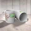 Mr. & Mrs. Panda Kaffeetasse Sachkundelehrer Herz - Grau Produktbild-Vorschau 4