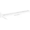 vidaXL Gabbione letto rialzato Acciaio zincato 360x30x10 cm Anteprima dell’immagine prodotto 7
