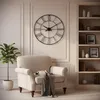 Horloge murale de style industriel ARATIO noir, Ø 70 cm Voir les images du produit 4
