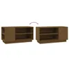 TV-Schrank Honigbraun 80x35x40,5 cm Massivholz Kiefer Produktbild-Vorschau 7