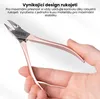 AdroitGoods Profesionální nůžky na nehty - na tvrdé nehty Náhled obrázku produktu 3