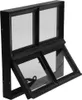Stahlfenster Schwarz Quadratisch 400 x 400 mm Kippbar Produktbild-Vorschau 1