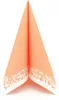 Airlaid Serviette Romantique in Apricot, 40 x 40 cm, 50 Produktbild-Vorschau 1