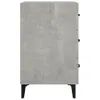 Nachttisch Betongrau 40x40x66 cm Holzwerkstoff Produktbild-Vorschau 4