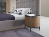 Schlafzimmer Luxus Set 4tlg Bett 2x Nachttische Design Bank Produktbild-Vorschau 5