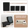 Sofa Überzug Samt für L-förmig Sofa mit 3 Einzelsitz und 1 Produktbild-Vorschau 5