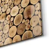 DEQORI Glasbild Echtglas 30x30 cm 'Harmonisches Holzmeer' Produktbild-Vorschau 5