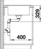 BLANCO SONA 5 S, Wastafel voor opbouw, Rechthoekig, Productafbeelding-voorbeeld 16