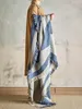 Agno Decke, Blue, Recycelte Baumwolle Produktbild-Vorschau 3