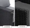 MEXO Gartenmöbel-sets Terrassenmöbel Set, Rattan Eckbänke Produktbild-Vorschau 6