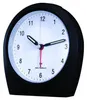 A black alarm clock with a white face and black hands is shown against a white background. Náhľad obrázku produktu