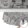 Tischdecke Wachstuch Gestreift Schwarz Robust Produktbild-Vorschau 5