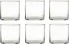 6er Set Teelichthalter Dekogläser Vasen ZYLINDER H 10cm D. Produktbild-Vorschau 1