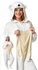 IJsbeer pyjama kostuum voor volwassenen, maat M - L, Productafbeelding-voorbeeld 5