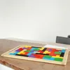 Tetris układanka puzzle drewniane klocki Montessori gra Podgląd zdjęcia produktu 9