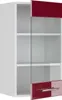 Küchenglasschrank Vicco Fame-Line Bordeaux Hochglanz 40 cm, Produktbild-Vorschau 4