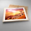Gerahmtes Poster - Rahmen in heller Eiche - Santorini Produktbild-Vorschau 3