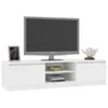 vidaXL TV-Schrank Weiß 140×40×35,5 cm Holzwerkstoff Produktbild-Vorschau 3