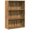 vidaXL Artisan dubová knihovna 80x30x114 cm materiál na Náhled obrázku produktu 1