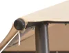 vidaXL Pavilion Partyzelt Überdachung 3x3 m Stahl Beige Produktbild-Vorschau 3
