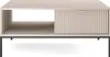 Salontafel Kioto, 104 cm, kasjmierbeige en zwart – 2 lades, Productafbeelding-voorbeeld 4