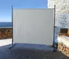 Paravent Outdoor Wetterfest 180 x 178 cm Weiß | Raumteiler Produktbild-Vorschau 8