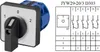 A rotary switch with a diagram showing its wiring configuration. Produktbild-Vorschau