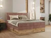 MKS MEBLE Boxspringbett WOOD CLASSIC KING, Doppelbett mit Produktbild-Vorschau 1