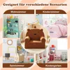 COSTWAY – sofa dla dzieci, fotel dziecięcy z uchwytem z Podgląd zdjęcia produktu 8