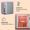 Klarstein Mini lednice, 45 l, malá, tichá lednice do Náhled obrázku produktu 4
