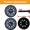 Set mit 2 Ersatz-Schleifpads fš¹r DeWalt DWE64233 & N329079 Produktbild-Vorschau 5