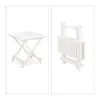 Relaxdays Klapptisch aus Holz, für Wohnzimmer, Balkon & Produktbild-Vorschau 10