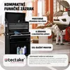 Vozík na nářadí s 10 přihrádkami - černý Náhled obrázku produktu 6