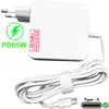 Farbe: Weiß | 65W USB-C Adapter Ladegerät Netzteil Produktbild-Vorschau 1
